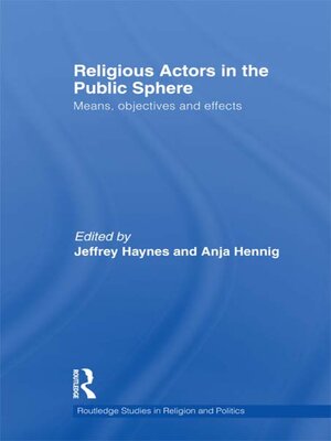 cover image of Religious Actors in the Public Sphere